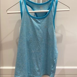 Blue workout tank